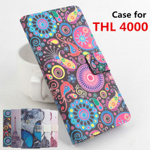 High Quality Luxury Leather Case For THL 4000 Flip Cover Case With Card Slot For THL4000 Leather Cover Case Phone Cases 2024 - buy cheap