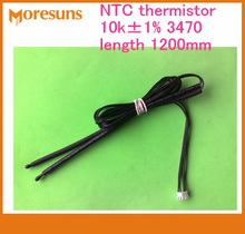 Livre o navio 20 pçs/lote NTC sensor de temperatura termistor NTC 10 k 1% 3470 length1200mm 2024 - compre barato