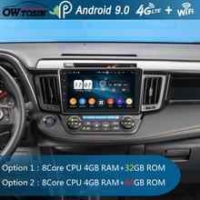10,1 "IPS 8 Core 4GB de RAM + 64GB ROM Android 9,0 coche DVD Radio GPS Navi para Toyota RAV4 2012-2016 DSP CarPlay loro BT ESTÉREO 2024 - compra barato