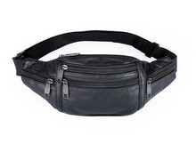 HUANILAI Genuine Leather Belt Bags For Men Waist Packs Travel Chest Bags Crossbody Bags  Mobile Phone Bags SH02 2024 - buy cheap