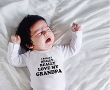 Body infantil de manga comprida, eu realmente amo meu dedo, letras, roupas de manga longa, bebê, menino, menina, macacão, roupas de crianças 2024 - compre barato