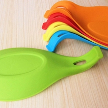 4Pcs Silicone Spoons Rest Spatula Pads Scoop Holder Spoon Heat Resistant Insulation Mat Saucers Kitchen Utensil Rest Ladle Spoon 2024 - buy cheap