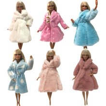 NK One Pcs  Doll Aristocratic Dress Noble Wool Coat Handmade Top Fashion For Barbie Doll Accessories Toy Gift  JJ 5X 2024 - buy cheap