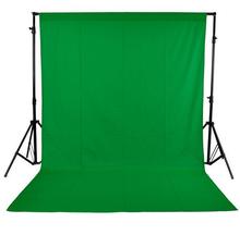 2M*3M(6.5FTx10FT)  Cotton Photo Studio Background Cloth  Green  Muslin Photography Backdrops Green 2024 - buy cheap
