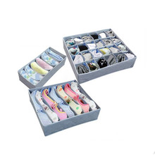 3 Pieces Of Non-Woven Storage Boxes For Bowstring Socks Shorts Underwear Bras Drawers With Cover Separator Organizer Underwea 2024 - buy cheap