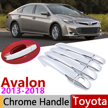 for Toyota Avalon XX40 40 2013~2018 Chrome Exterior Door Handle Cover Car Accessories Stickers Trim Set  2014 2015 2016 2017 2024 - buy cheap
