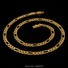 New Trendy With 45cm Chain Womens Wholesale18k Gold Color Necklaces For Girl Wedding Jewelry 2024 - buy cheap