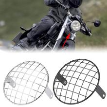 Mascarilla Universal para motocicleta, cubierta de malla para faro delantero de 7 ", para Cafe Racer, accesorios para motocicleta 2024 - compra barato