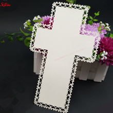 100pcs/lot Cross Shaped Wedding invitations Laser Cut Wedding Birthday Party Seats Name Table Place Cards Event Supplies 5ZSH882 2024 - buy cheap