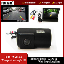 Цветная Автомобильная камера заднего вида FUWAYDA CCD для Ford Transit connect, с 4,3 дюймовым складным ЖК-монитором TFT 2024 - купить недорого