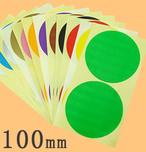 big round sticker self Adhesive Label Sticker Paper Price red black gold dot sticker round Blank Label green circle sticker 2024 - buy cheap