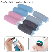 2Pcs Foot File Dull Polish Foot care tool Heads Hard Skin Remover Refills Replacement Rollers New 2024 - buy cheap