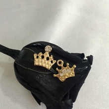 12MM 70Pcs Crown Shape KC Gold Color Alloy Jewelry Charms Beads Jewellery Pendants 2024 - buy cheap