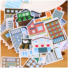 32pcs Creative Cute Self-made cute Cityscape sticker scrapbooking stickers /decorative sticker /DIY craft photo albums 2024 - buy cheap