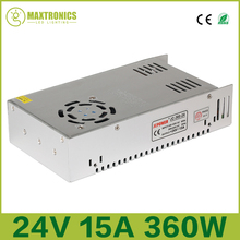Wholesale price 24V 15A 360W Universal Regulated Switching Power Supply for CCTV Led Radio