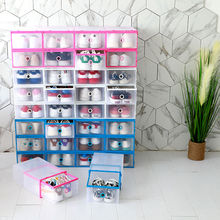 Portable Foldable Drawer Storage Boxes Diy Transparent Ladies Kids Shoe Box Home Dustproof Underwear Socks Storage Box Organizer 2024 - buy cheap
