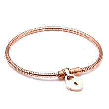 Luxo elasticidade snake chain link charme pulseiras mulheres jóias de aço inoxidável manguito desportivo moda feminina pulseiras 2024 - compre barato