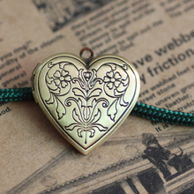 20mm 10pcs Heart Photo Frame Locket Box Pendant European style Craft,Jewelry Finding Pendant 2024 - buy cheap