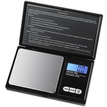 Báscula de bolsillo de acero inoxidable de alta precisión, balanza Digital pequeña LCD de 200g, para joyería y cocina 2024 - compra barato