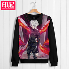 Sudadera gruesa con capucha de Anime kaneki ken, COSPLAY de Tokyo Ghoul, otoño e invierno, 2018 2024 - compra barato