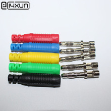 32A 4mm Banana Plug Safety Copper High Current Insulated Shrouded Stackable Connector Soldering Type  (10pcs) 2024 - buy cheap
