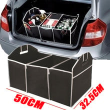 2019 New Auto Accessories Car Organizer Trunk Collapsible Toys Food Storage Truck Cargo Container Bags Box Black Car Stowing Tid 2024 - buy cheap