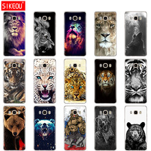 Funda de silicona para teléfono Samsung Galaxy J5 2016, carcasa para J510, J510F, carcasa para Samsung J5 2016, Lobo, Tigre, León, oso de leopardo 2024 - compra barato