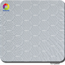 TSTQ9097 1m *10m hydrographic film silver and  transparent carbon fiber water transfer printing film 2024 - buy cheap