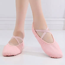 Stretch Cotton Ballet Shoes Soft Suede  Flats Dance  Girls Children Kids Women Gymnastics Yogo Slippers 2024 - buy cheap