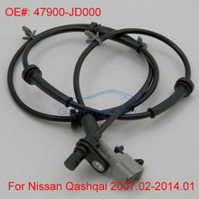 Rear Left and Right ABS Wheel Speed Sensor for Nissan Qashqai 2007- 2014 47900-JD000 Auto sensor car replacement parts 2024 - buy cheap