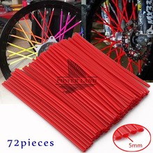 Kit de capas para aro de roda de motocicleta, 72 peças, revestimento universal, preto, azul, vermelho 2024 - compre barato