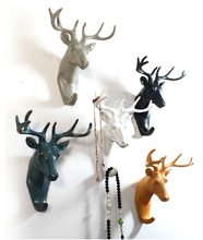 Декоративные крючки для двери в спальню с изображением оленя в европейском стиле ретро 2024 - купить недорого