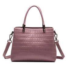 2019 New Women's Genuine Leather Handbag Brand Female Bags Fashion Shoulder Bag Alligator Messenger Bags Ladies Party Handbags 2024 - buy cheap