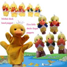 Lovely Five Little Ducks Animals Hand Finger Puppets Story Telling Nursery Fairy Tale Kids Birthday Christmas Gift    M0 M09 2024 - buy cheap