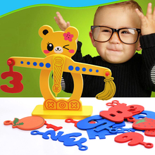Brinquedo de matemática infantil, brinquedo educativo montessori de aprendizagem precoce de madeira e frutas 2024 - compre barato