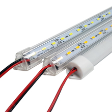 50cm DC 12V SMD 5730 5630 LED Hard Rigid Strip Bar Light Aluminium shell +pc cover LED Bar Light 5730 2024 - buy cheap