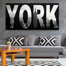 GOODECOR Wall Canvas Art Home Decor Canvas Painting New York City Landscape Wall Art Poster Picture for Living Room 2024 - buy cheap