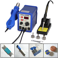 ESD Hot Air Gun Soldering Station Welding Solder Iron YIHUA 878AD Constant Temperature Antistatic 2 In 1 Soldering Station 2024 - buy cheap