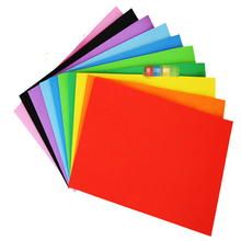 Hojas de papel de espuma esponjosa para manualidades, 1MM de grosor, papel plegable Multicolor, para perforar espuma, Proyecto hecho a mano escolar, 10 unids/lote 2024 - compra barato