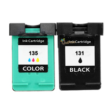 UP 2pk Ink Cartridge replacement for HP 131 135 Officejet 100 L411a L411b,150 L511a,H470 H470b H470wbt H470wf,K7100 K7103 2024 - buy cheap