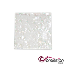 Envío Gratis Color rosa pequeñas hojas de vidrio dicroico COE90 forma cuadrada para manualidades y joyas de vidrio 2024 - compra barato