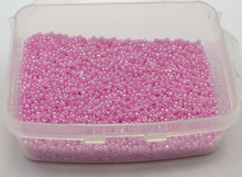 10000 Ceylon Hot Pink Glass Seed Beads 1.5mm (12/0) + Storage Box 2024 - buy cheap