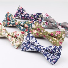 New Style Bowtie Men Tuxedo Cotton Designer Colorful Butterfly Floral Rose Paisley Bowties Wedding Party Casual Cravat Bow Tie 2024 - buy cheap
