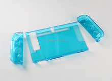 Funda de cristal transparente antiarañazos, diseño de 3 partes, carcasa protectora para Nintendo Switch NS 2024 - compra barato