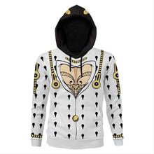 JOJO hoodies JoJo's Bizarre Adventure Bruno Buccellati Cosplay Hoodies 3D Printed Pullover Hooded Sweatshirt Hoodies Coat 2024 - buy cheap