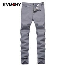 Jeans Men Fashion Skinny Jeans New Casual Gray Biker Jean Classic Style Male Elastic Trouser Denim Pants Hip Hop Jean Man 2024 - buy cheap