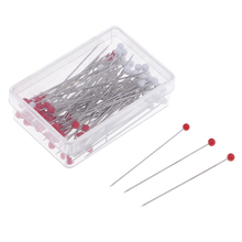 100pcs Red White Patchwork Pins Sewing Pins For Sewing Dressmaking Quilting 2024 - buy cheap