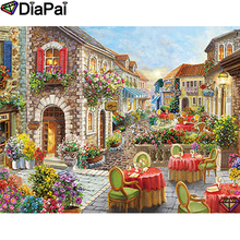 Diapai 5d pintura diamante 100% completa quadrada/redonda, faça você mesmo "flor paisagem", bordado, ponto cruz, decoração 3d a23068 2024 - compre barato