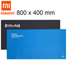 Оригинальный водонепроницаемый резиновый коврик для мыши XiaoMi огромный размер XL Большой размер MI коврик для мыши из мягкой ткани Противоскользящий прочный коврик для мыши MI 2024 - купить недорого