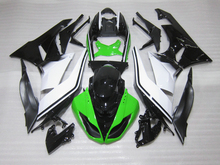 Kit de carenado de alta calidad para Kawasaki ninja ZX 6R 09 10 11 g75, color verde y blanco, ZX6R 2009 2011 2010 2024 - compra barato
